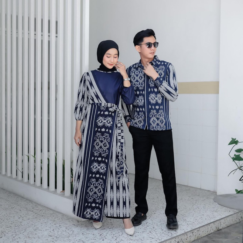 sarimbit tenun couple tenun kemeja tenun gamis tenun