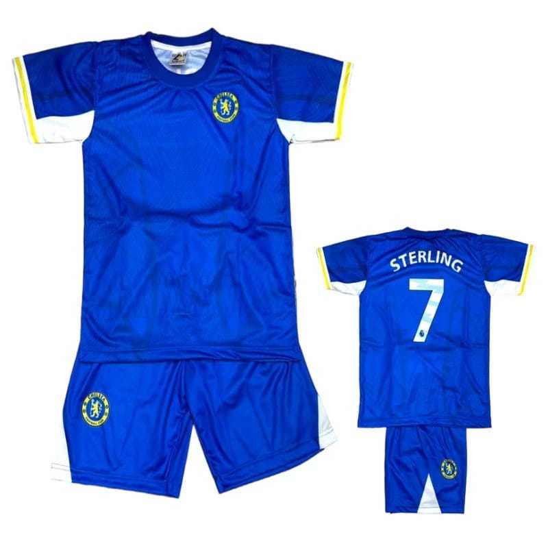 jersey bola anak chelsea home printing/setelan bola anak chelsea home kids printing usia 5-12thn