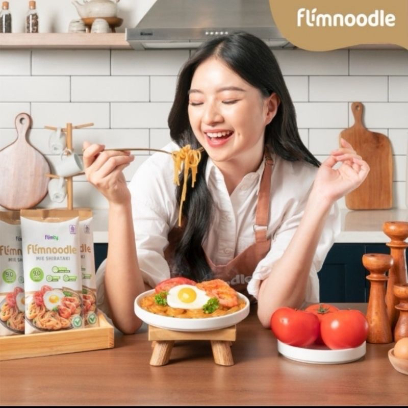 

Flimnoodle Mie Shirataki 1 Box (5 sachet)