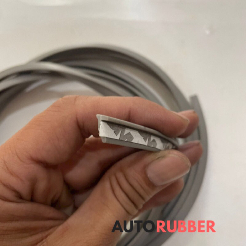 Karet List T Spakbor karet Bodykit Over fender Double Tape 3M Abu