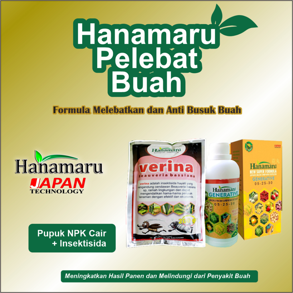 hanamaru pelebat buah dan anti hama