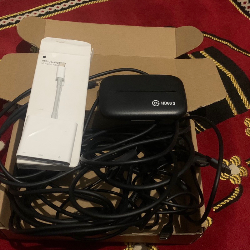 Elgato HD60s + Adaptor Type C to HDMI Ori iBOX