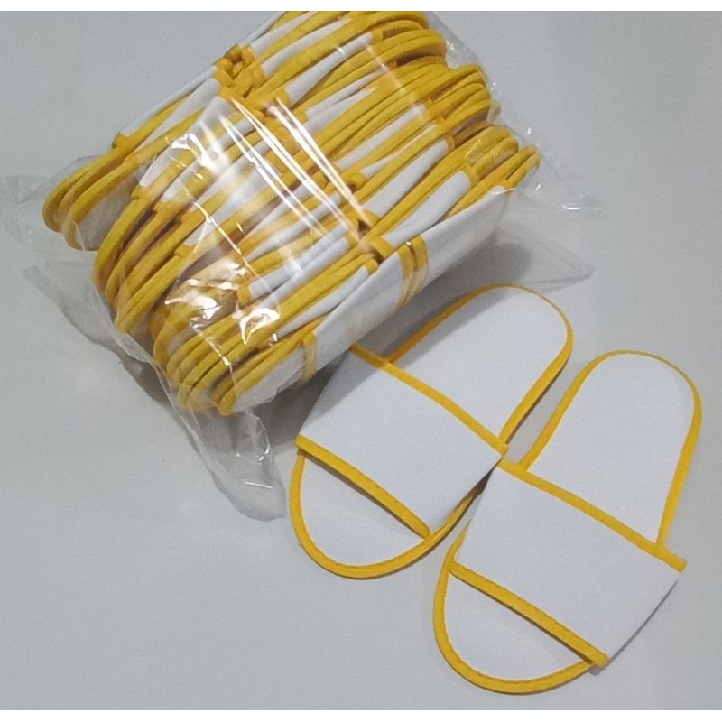 Slippers /sandal Hotel/ sandal klinik/sandal lantai/sandal Rumah/ spon 4ml polos 1 LUSIN