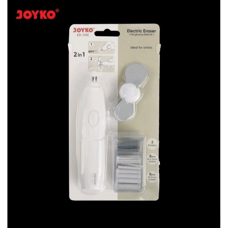 

Penghapus Elektrik Joyko ER-119E 2 in 1