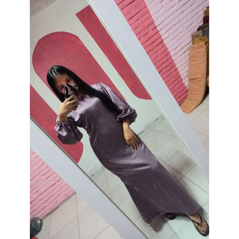 gamis duyung satin