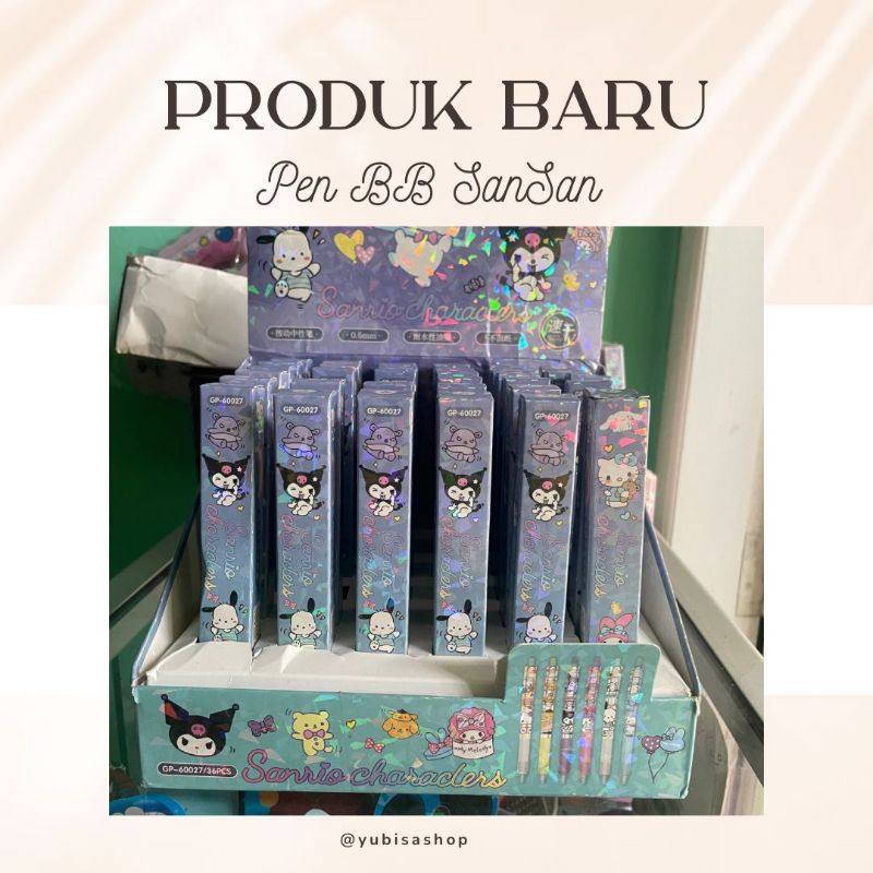

Pen Bland Box Sanrio Cover Kuromi dan Phocaco