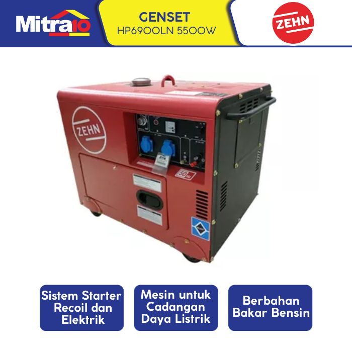 Zehn Genset HP6900LN 5500 Watt Merah