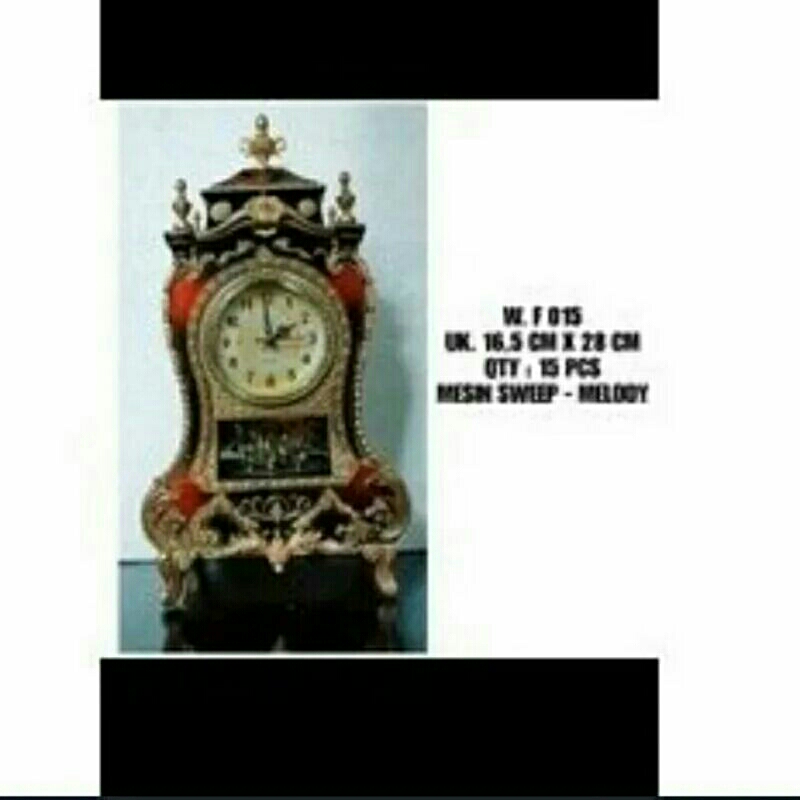 jam meja antik model Eropa F015