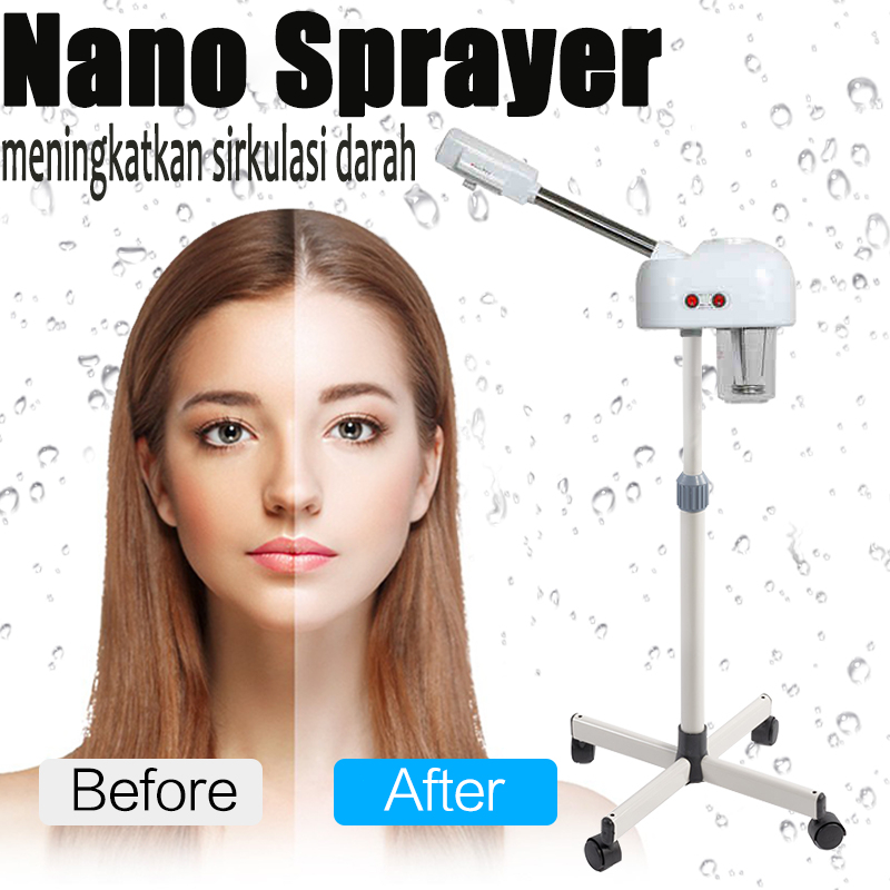 Stem facial Uap Facial Pengukus Wajah Penyemprotan Ionik Semprotan Kabut Wajah Semprotan Sauna Alat 