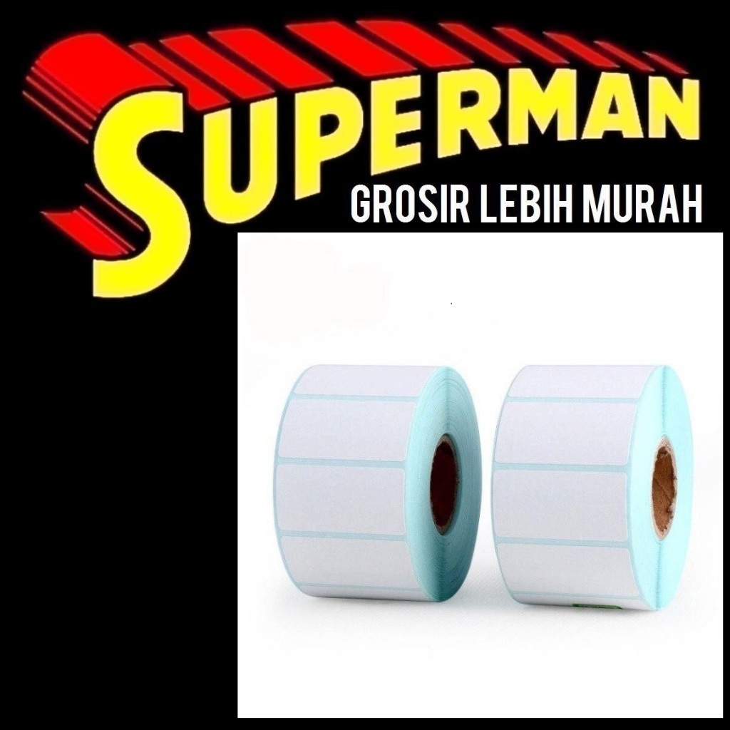 

(X10) STICKER THERMAL 3X2 CM ISI 800 label kertas stiker termal 30x20 30 x 20 30 mm 20 mm 30mm 20mm 3cm 2cm 3 cm 2 cm superman jogja supermanjogja