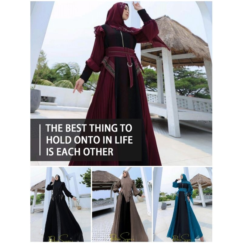 FATHYA SYARI PREMIUM//100% ORIGINAL BRAND TREVANA//BAHAN ALISYA FABRIC PREMIUM//SUPER MEWAH DAN ELEG