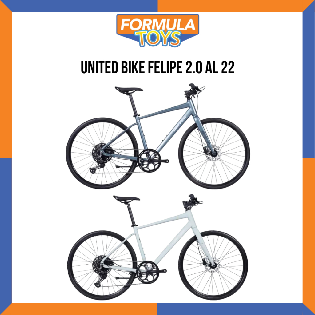SEPEDA HYBRID 700C UNITED BIKE FELIPE 2.0 AL 22 MIX
