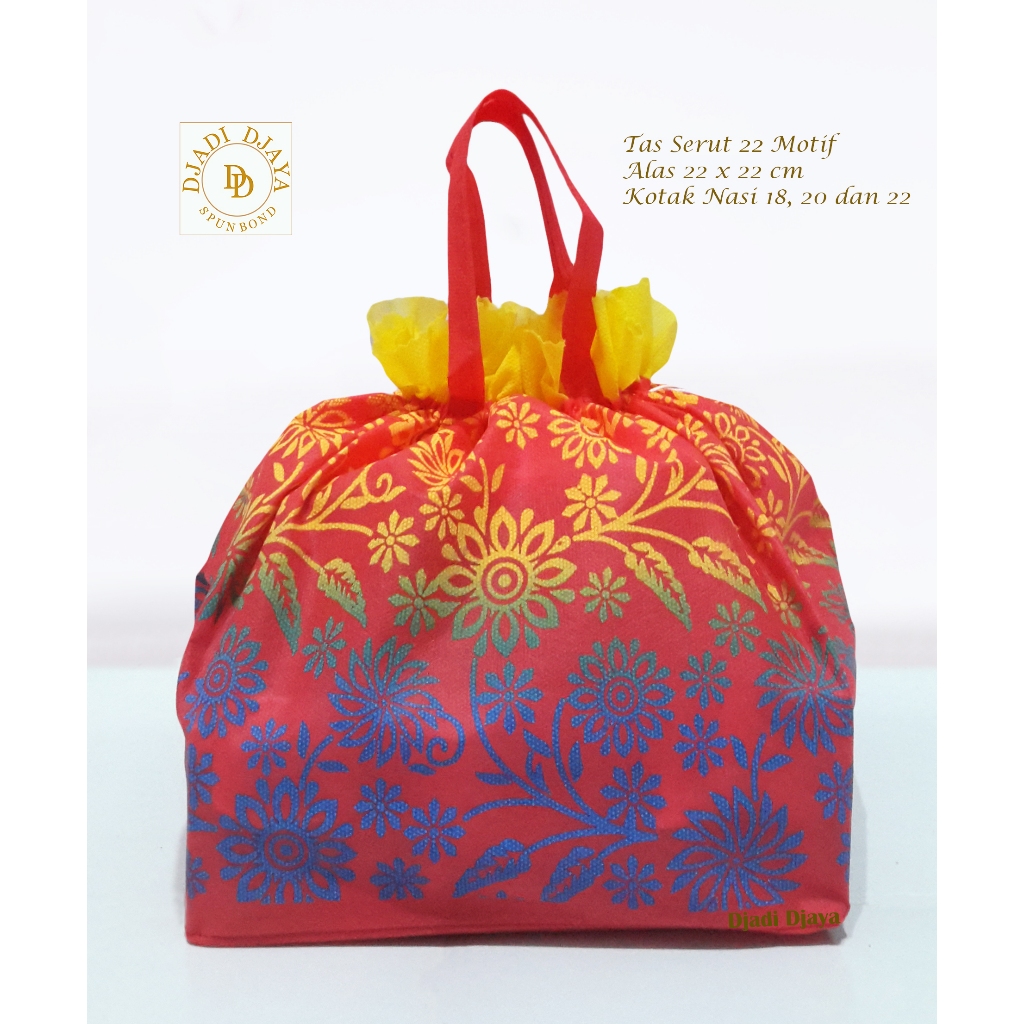 

Tas Hajatan Goodie Bag Serut 22 Bunga DW