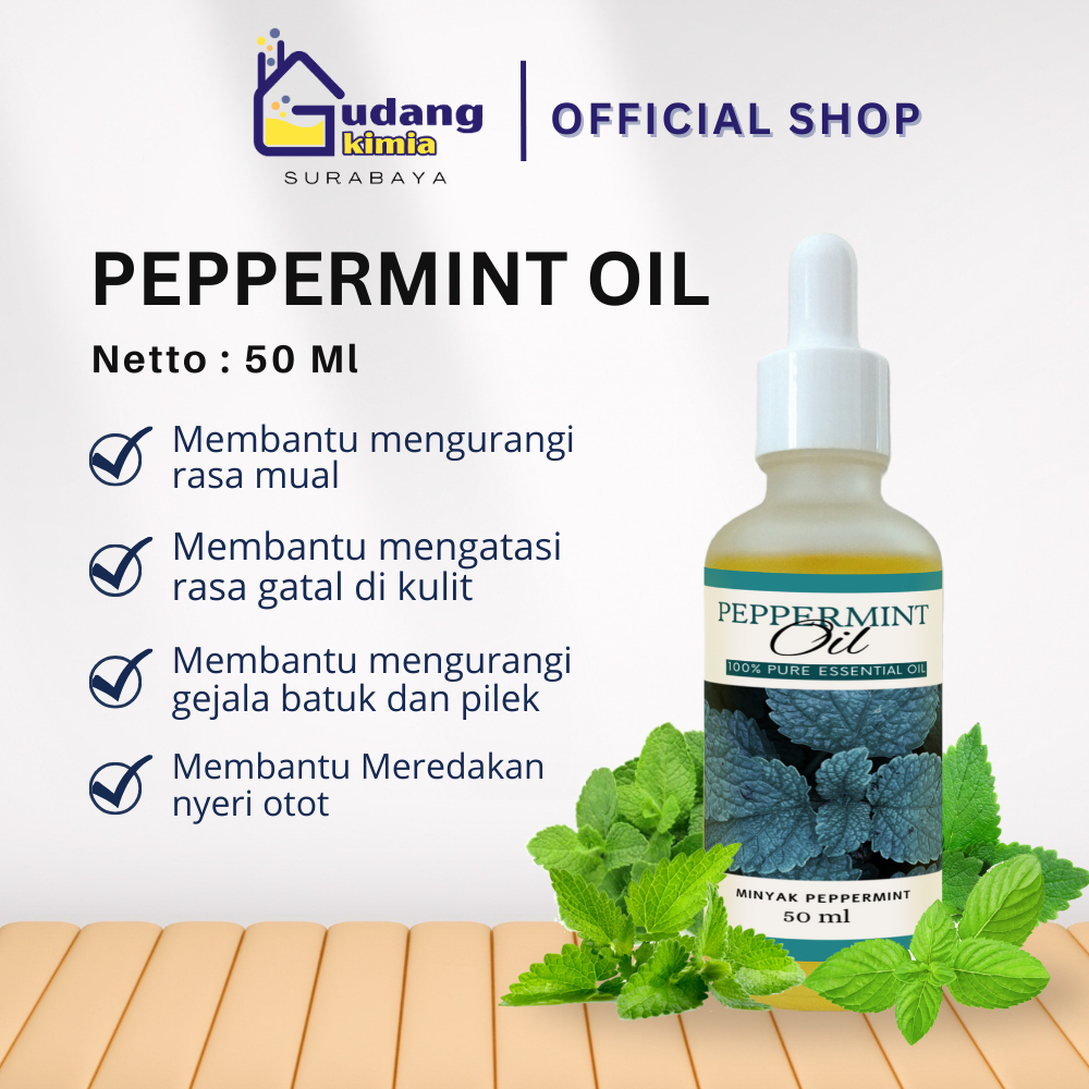 Peppermint Oil / Minyak Peppermint / Essential Oil 50 ML