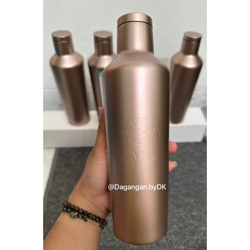 Tumblr Starbucks x Corkcicle Gold Chrismast 2023 Original 100% Limited Edition