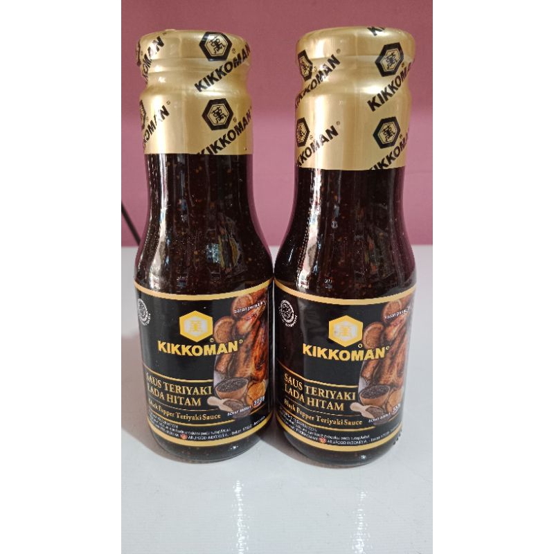 

Kikkoman Saus Teriyaki Lada Hitam 300 Gr