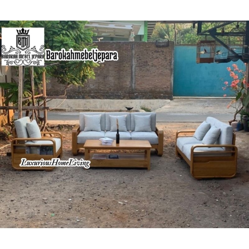 Sofa Tamu Jati / Kursi Tamu minimalis / sofa jati Jepara / kursi minimalis / sofa minimalis / mebel 