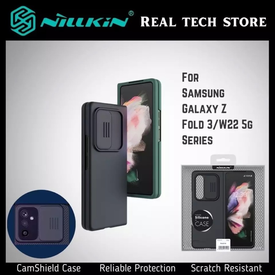 SAMSUNG GALAXY Z FOLD 3 FOLD3 CAMSHIELD SILKY HARD CASE COVER ORIGINAL