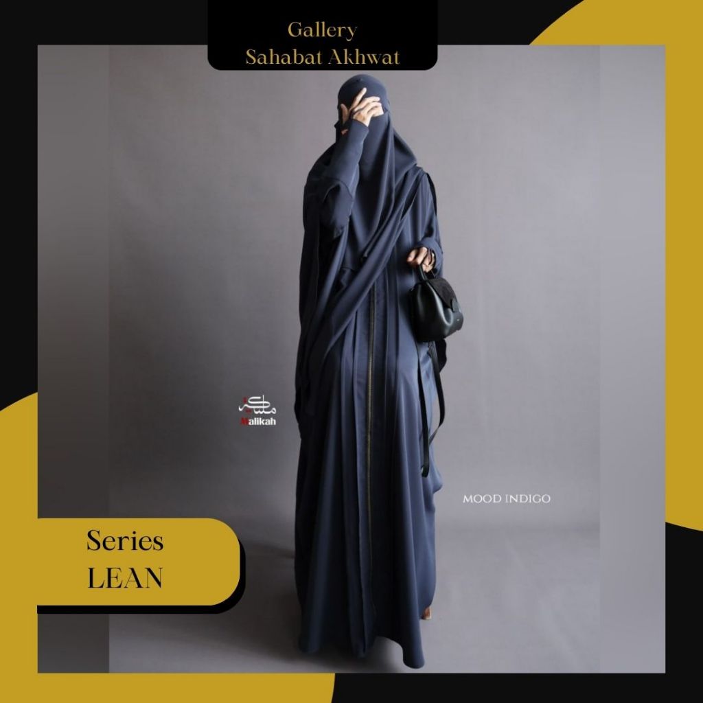 LEAN Gamis Abaya Khimar Syari by MALIKAH klambieakhwat |