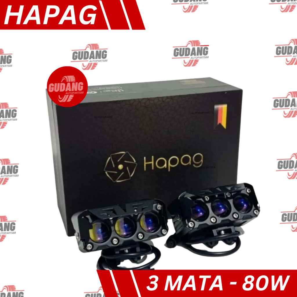 HAPAG MINI PROJIE 3 MATA 80 WATT