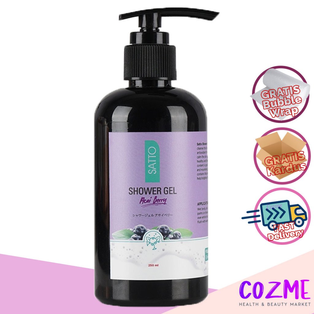 SATTO Shower Gel Acai Berry 250mL