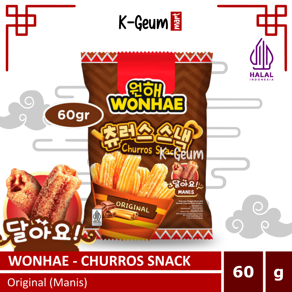 

Mujigae Wonhae Churros Snack Original Halal 60gr