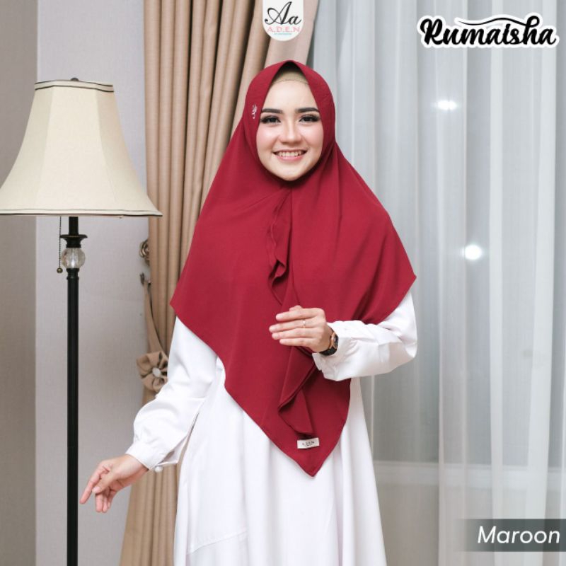 BERGO RUMAISHA ORI ADEN HIJAB BAHAN JERSEY