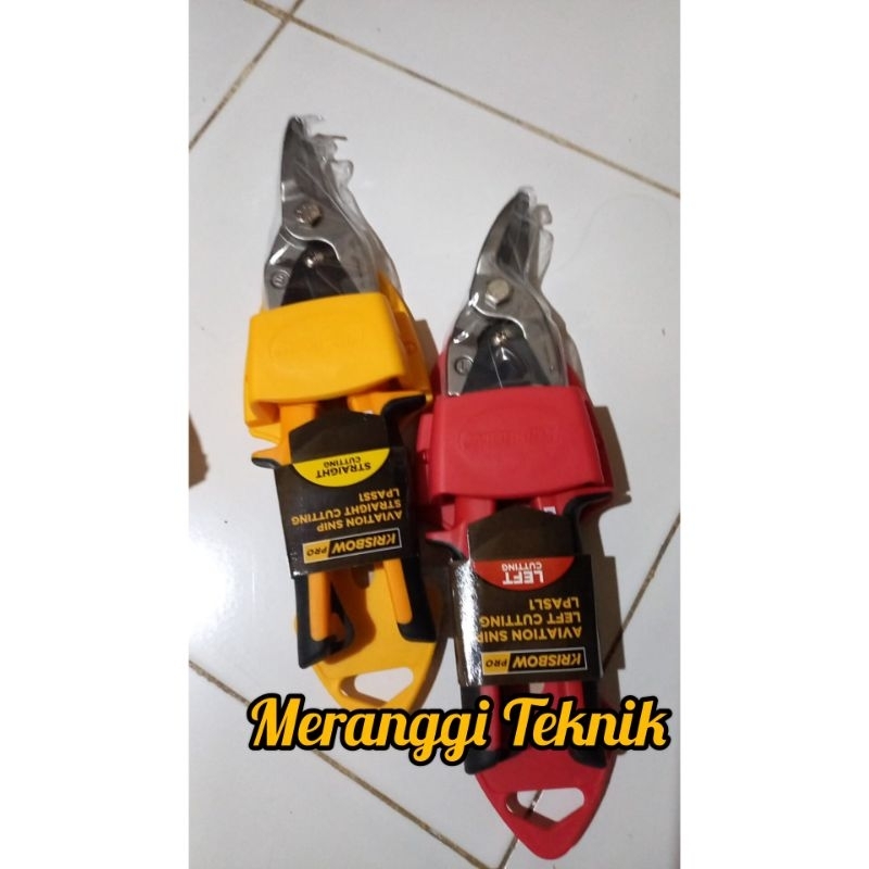 id496 Gunting Baja ringan Krisbow Lurus dan Bengkok kiri