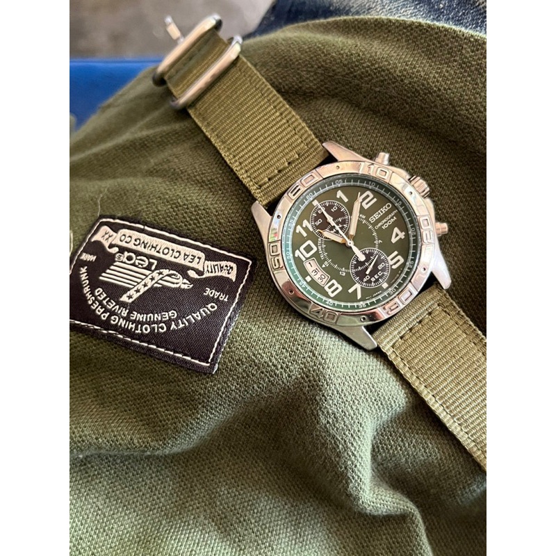 SEIKO MILITARY 7t94 SECOND