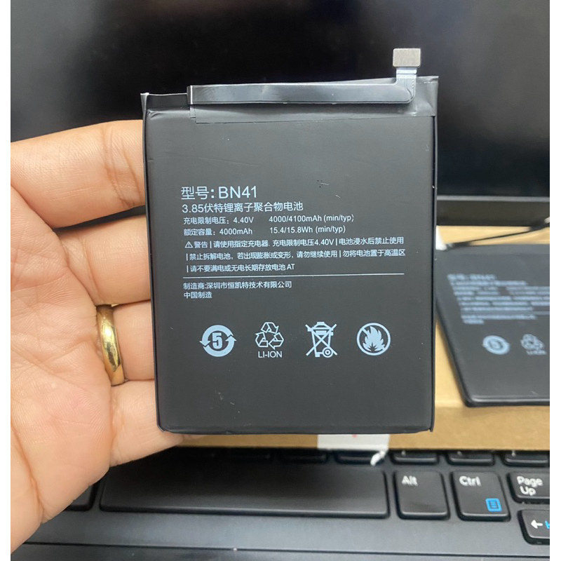 Baterai Batre xiaomi redmi Note 4 / Redmi Note 4 Mediatek Batre Xiaomi Bn41 Original new 1000%