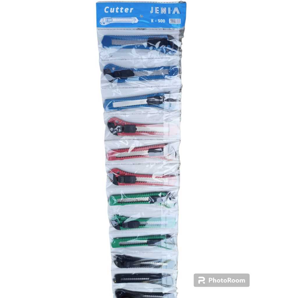 

CUTTER / CUTTER BUTEK / CUTTER BESAR / KECIL KATER MURAH L500 ( 12 PCS ) YAMATA/YIHIHI/JENIA