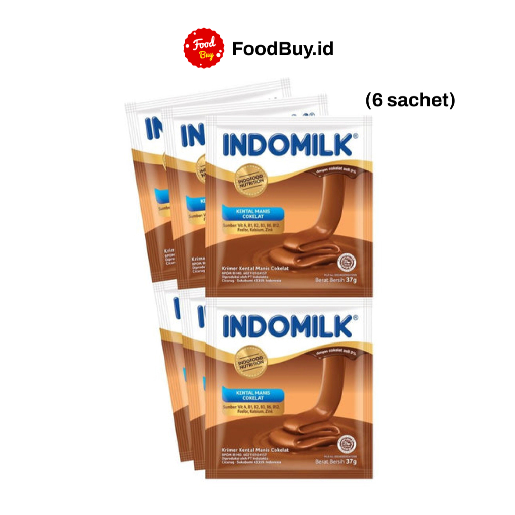 

Indomilk Krimer Kental Manis Sachet Coklat 37 gr (6 pcs)