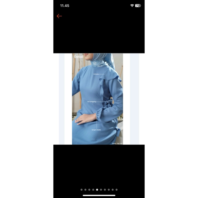Zoya x Larissa Chou Gamis Muslim Polos Aznia Dress Wudhu Friendly
