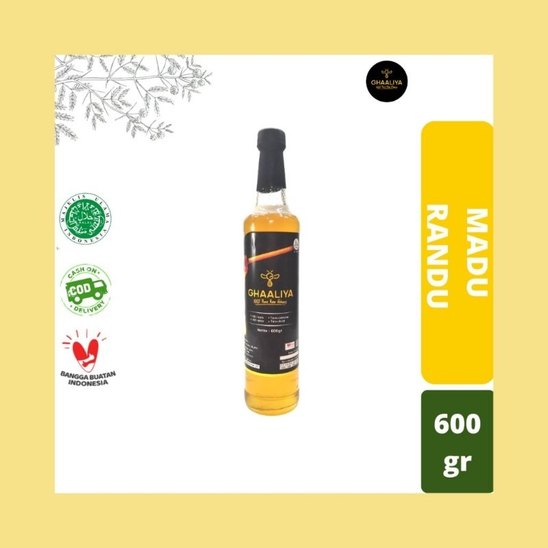 

Madu Murni Asli Nektar Randu 600gr