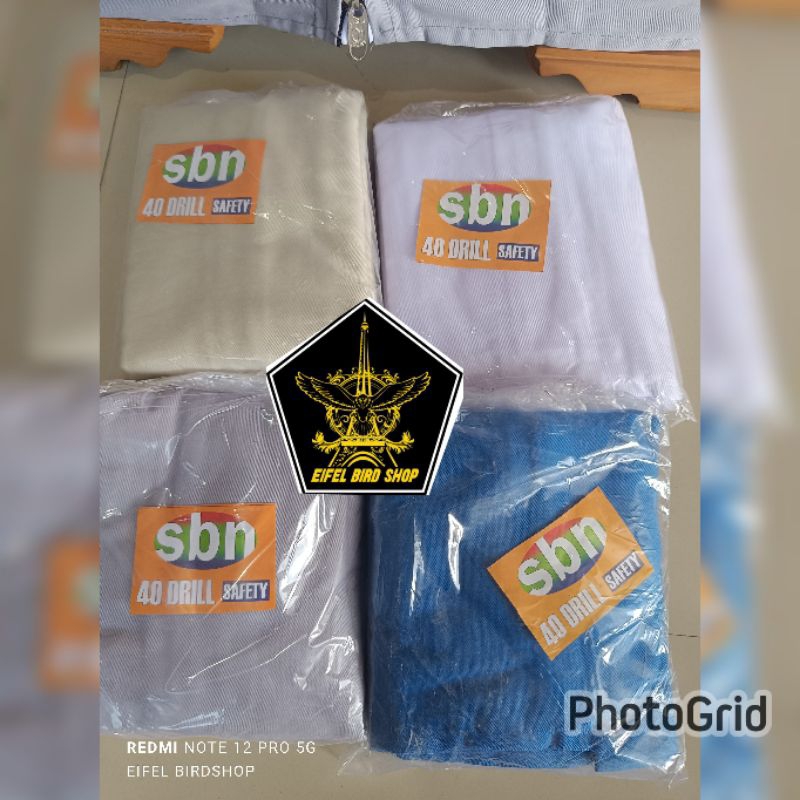 KRODONG SBN DRILL 40X40CM TEBAL kerodong merk sbn dril 40x40 khosan