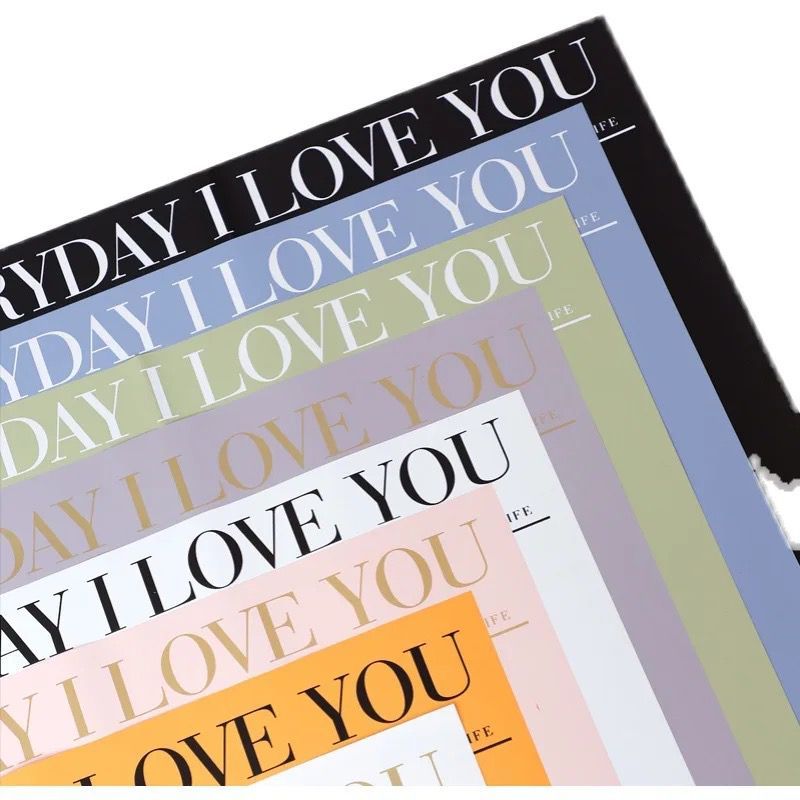 

WRAPPING PAPER MOTIF I LOVE YOU COUPLE GIFT FLOWER WRAPPING CELLOPHANE KERTAS BUKET BUNGA FLORAL WRAPPING BUKET CRAFT PAPER GIFT PAPER KERTAS BUNGA FLORIST WATERPROOF PAPER NON WOVEN PAPER PASTEL PAPER BUKET WISUDA MONEY BOUQUET KERTAS MOTIF WARNA GOLD