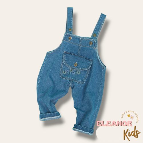 Overall Celana Panjang Jeans Anak Unisex | Jumpsuit Jeans Anak