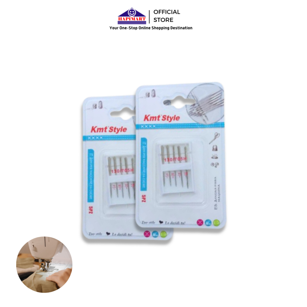 Jarum Mesin Jahit 5 PCS/Jarum Jahit Kaos Anti Skip untuk Mesin Jahit