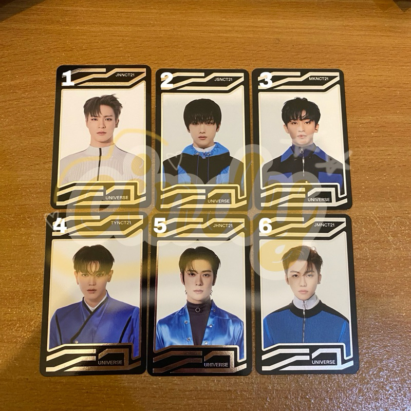 Photocard Official UC NCT Jaehyun, Jeno, Taeyong, Taeyong, Mark, Jisung