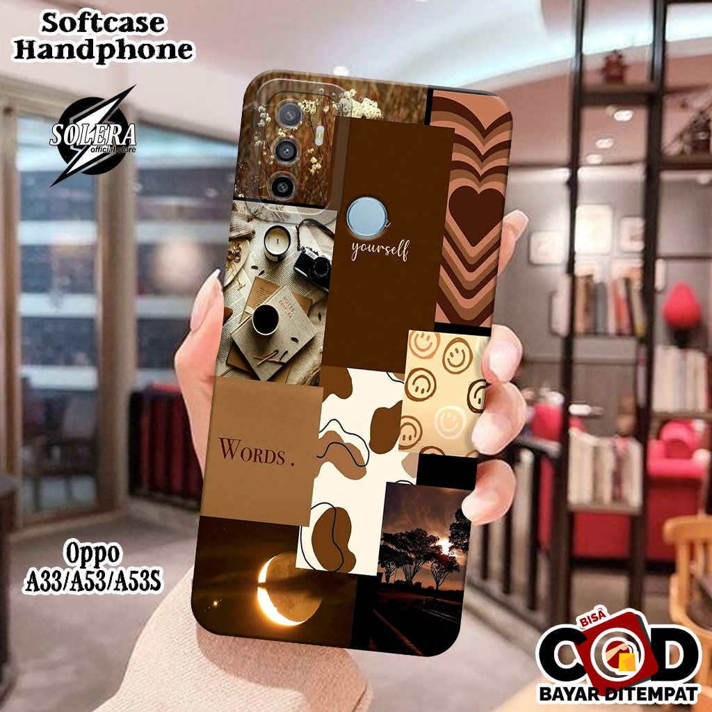 Case Oppo A33/A53/A53S Softcase Oppo A33/A53/A53S Terbaru Silikon Pro Camera Fashion Case Aesthetic 