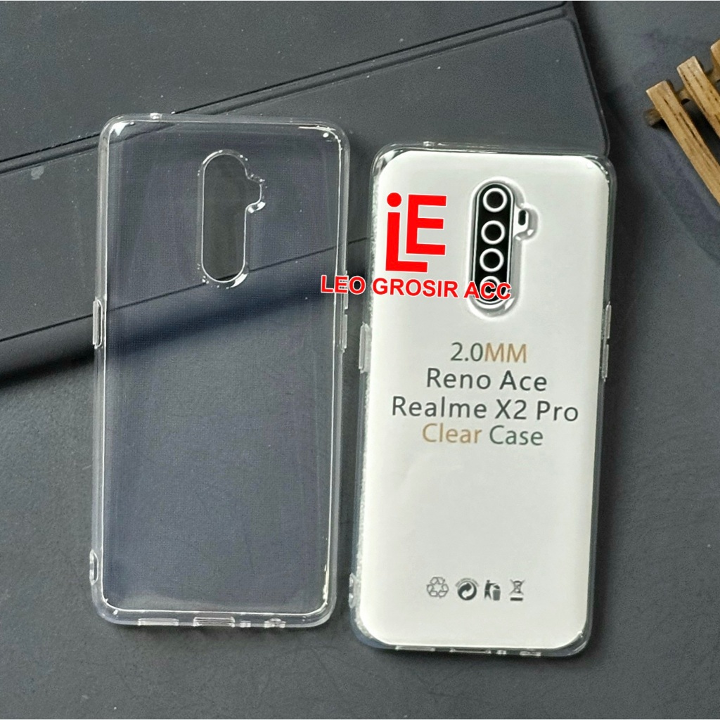 CASE BENING REALME X3 SUPER ZOOM REALME X2 PRO REALME 2 REALME 2 PRO CASE CLEAR HD 2.0MM CH-1