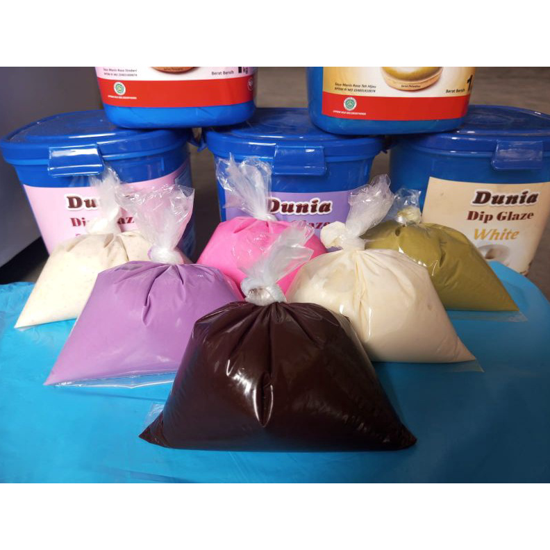 

200gr DIPGLAZE DUNIA & TEKOMAS saus manis aneka rasa toping donat kue dllasdasdasd SWRHBWEHWRH