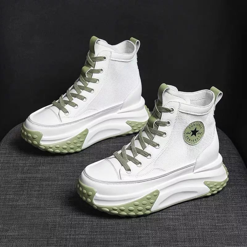 sepatu sneakers wanita korea high casual CV03