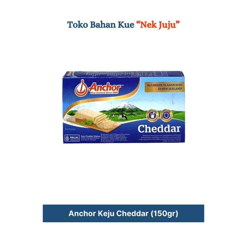 

Anchor Keju Cheddar 150gr