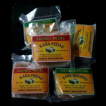 

Sambel Pecel asli Madiun rasa Sedang 150gr
