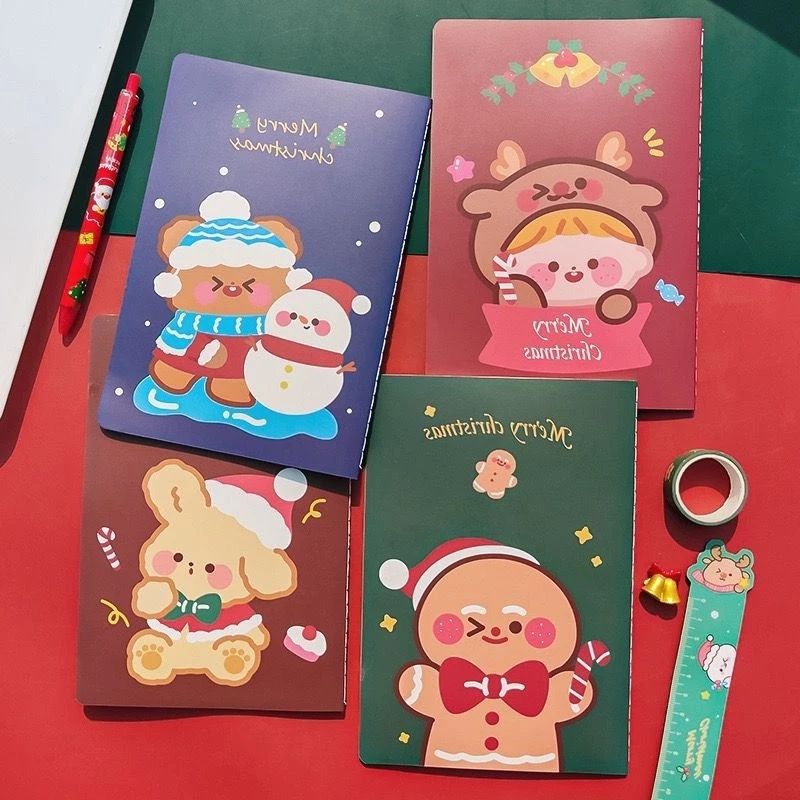 

BUKU TULIS NOTEBOOK MOTIF KARTUN LUCU NATAL CHRISTMAS