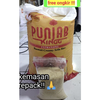 

WVLH6575 MEGA SALE Beras basmati punjab kingg 5kg kemasan Eceran/ Repack!!