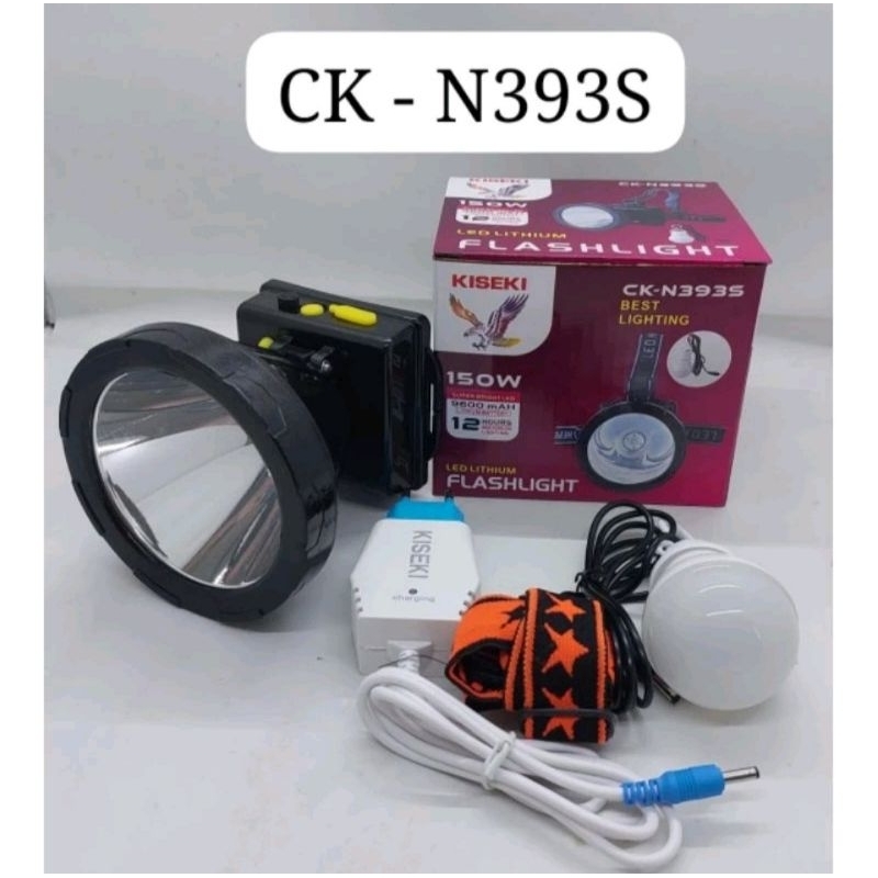SENTER KEPALA KISEKI 150 WATT CK-N 393 S/HEAD LAMP KISEKI BODY BESAR SUPER TERANG