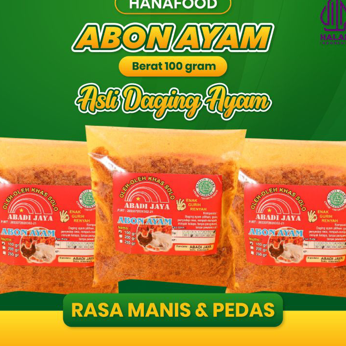 

Terupdate ABON AYAM ORIGINAL & SPICY | ABON AYAM RASA ORIGINAL DAN RASA PEDAS | A011 Grosir