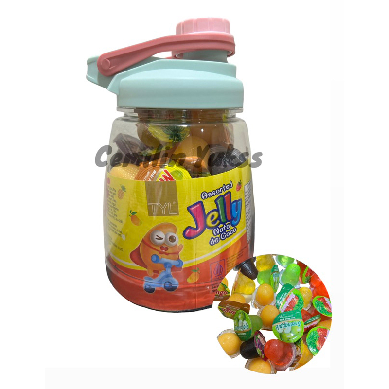 

TYL Assort Jelly Nata De Coco 600g Jelly Agar Aneka Rasa